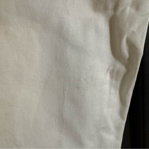 Pendleton Womens Cotton White Flat Front Crop Pants Size 4 (b5 - Picture 5 of 15